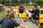 July 29, 2015- First day in pads at camp